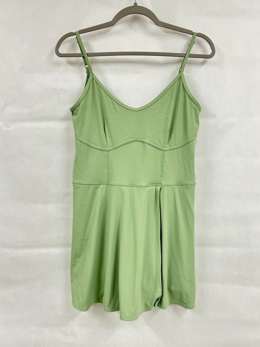 JoyLab Green Athletic Romper Size Large Built-In Shorts Activewear athletic dres